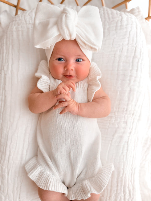 Frills Knit Romper
