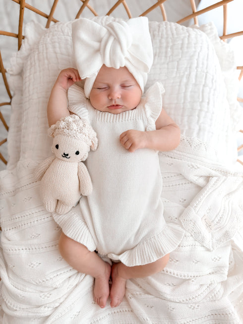 Frills Knit Romper