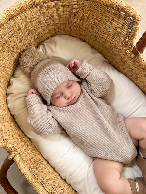 baby-rib-bodysuit-heather-beige Luna and Luca - Sophia's Style-4