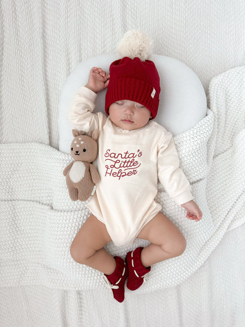 luna-luca-santas-little-helper-romper Luna and Luca - Sophia's Style-1