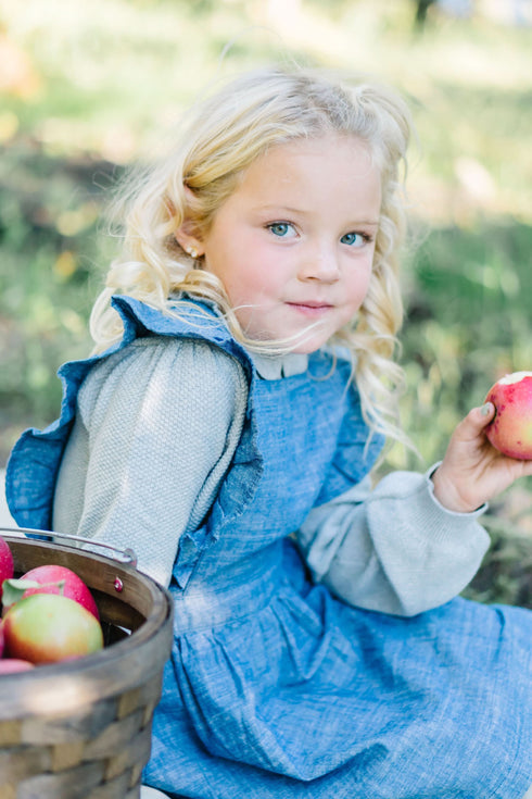 organic-chambray-ruffle-jumper Hope & Henry - Sophia's Style-2