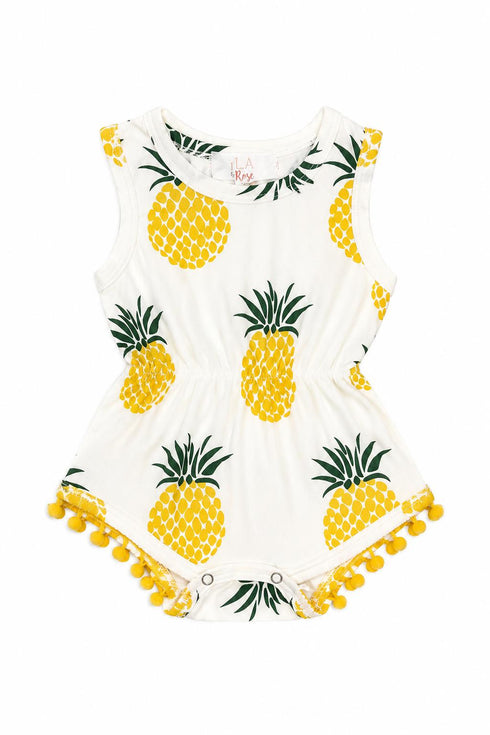 pineapple-pom-pom-romper-sophias-stylePom Pom Romper-1