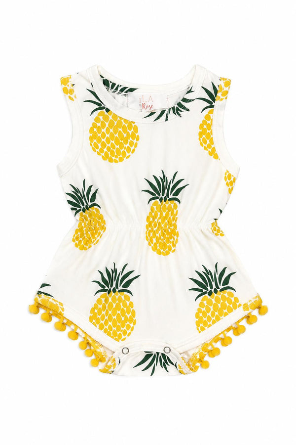 pineapple-pom-pom-romper-sophias-stylePom Pom Romper-1