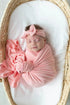 swaddle-blanket-hat-and-headband-set-pink-Sophia's StyleSwaddle Blankets & Hat / Headband Sets-1
