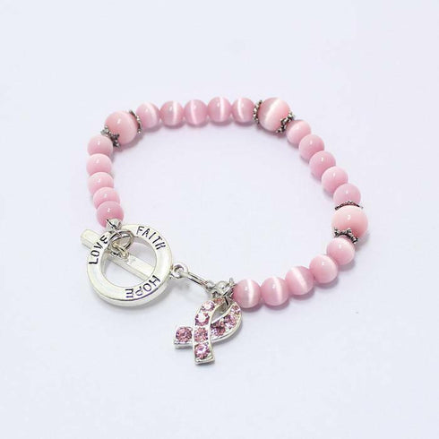pink-cat-eye-cancer-bracelet-together-we-can-find-a-cure-Sophia's Style-3