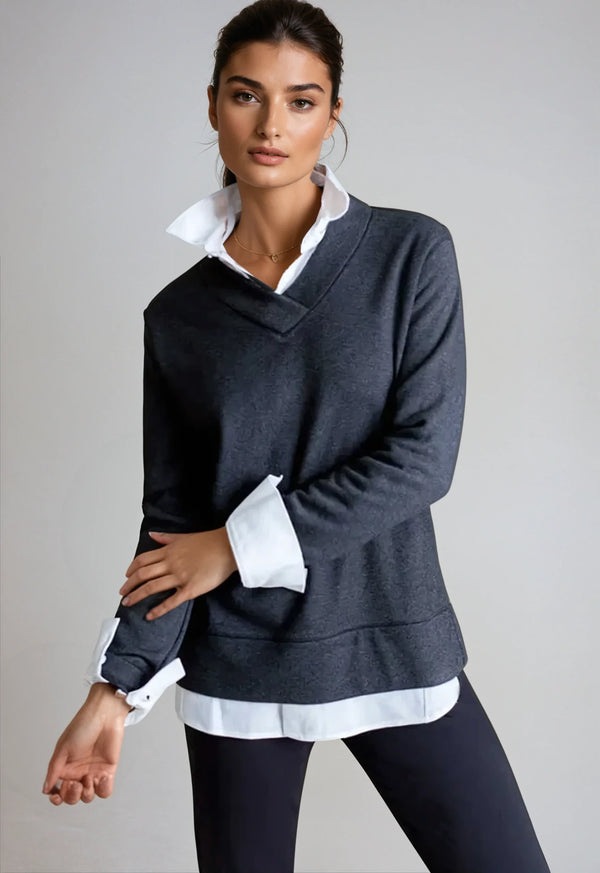 power-vee-sweater-sweatshirt-charcoal-gray-buki-sophias-styleSWEATSHIRTS-1