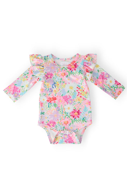 field-of-flowers-l-s-flutter-bodysuit Mila & Rose - Sophia's StyleFlutter Bodysuit L/S-1