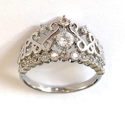 princess-crown-ring-with-cubic-zirconia-stones-Sophia's Style-3