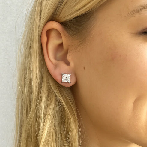 half-carat-princess-cut-cubic-zirconia-stud-earrings-Sophia's Style-6
