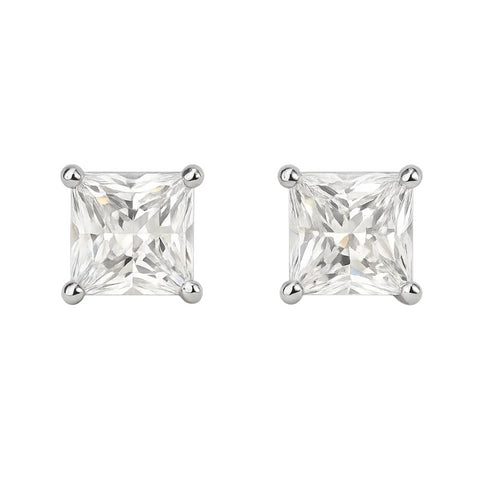 half-carat-princess-cut-cubic-zirconia-stud-earrings-Sophia's Style-7