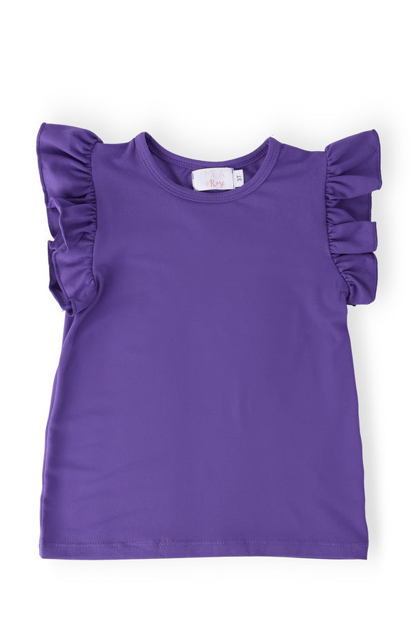 purple-s-s-ruffle-tee-Mila&Rose-Sophia's StyleRuffle Tee S/S-1