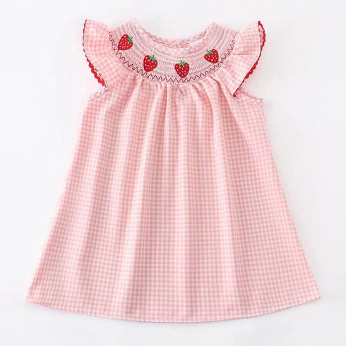 baby-girls-strawberry-embroidered-plaid-smocked-dress Rylee-Faith-Designs-Sophia's StyleDress-1