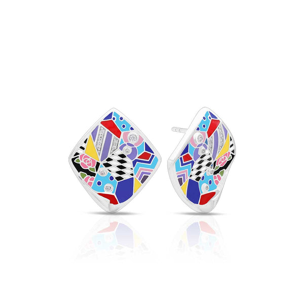 quilt-earrings-sophias-styleItalian Enamel-1
