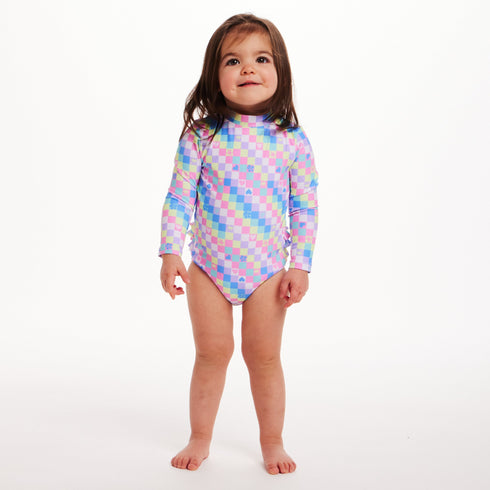 infant-0-24m-ls-rashguard-hat-set-checker Andy & Evan at Sophia's Style-6