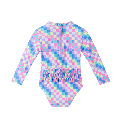 infant-0-24m-ls-rashguard-hat-set-checker Andy & Evan at Sophia's Style-8