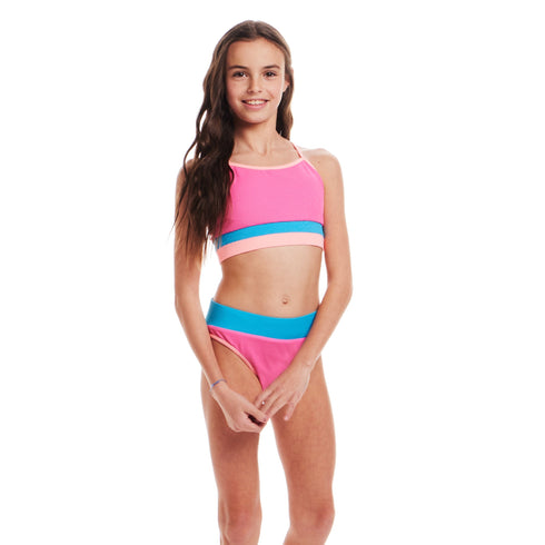 kids-4-16-two-piece-swimsuit-set-pink-color-block Andy & Evan at Sophia's Style-3