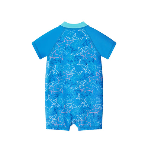 infant-0-24m-swim-romper-hat-set-shark-adventure Andy & Evan at Sophia's Style-6