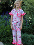 ts-character-print-girls-pink-pajamas Rylee Faith Designs - Sophia's StylePajamas-1