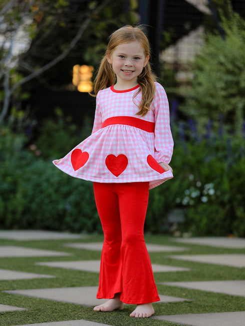 girls-valentines-day-heart-applique-plaid-outfits-set Rylee-Faith-Designs-Sophia's StyleOutfit-1