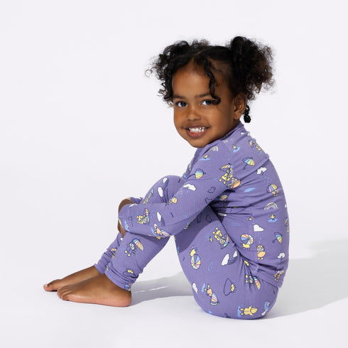 rainbow-bear-bamboo-kids-pajamas-bellabu-bear - Sophia's Style -2