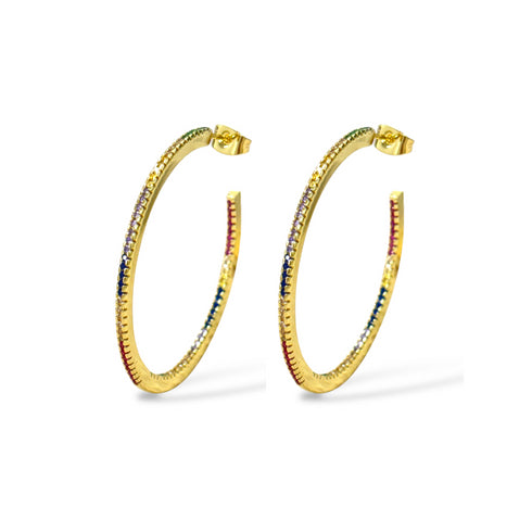 rainbow-hoop-earrings-Sophia's Style-4