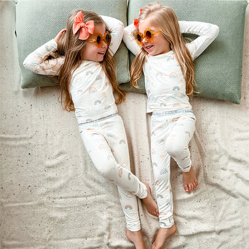 rainbows-bamboo-kids-pajamas-bellabu-bear - Sophia's Style -6