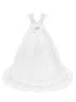 Rainkids Big Girls White Cap Sleeve Rhinestones Trim Bow Communion Dress 7-20 - SophiasStyle.com