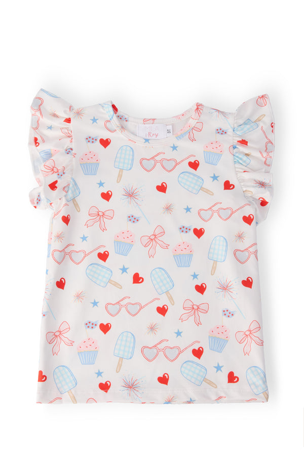 red-white-sweet-s-s-ruffle-tee-sophias-styleRuffle Tee S/S-1