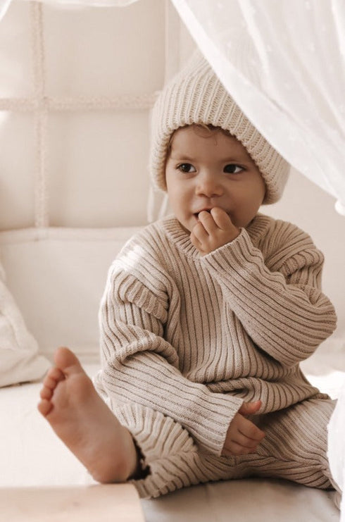 chunky-rib-leggings-beige Luna and Luca Newborn Baby Clothes