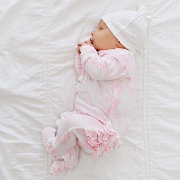 ruffle-2-way-zip-romper-pink-marble Presley Couture at Sophia's Style-Baby Zip Romper-1