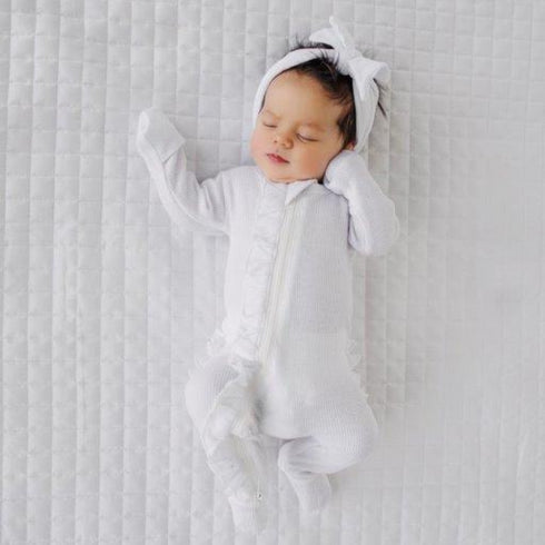 ruffle-2-way-zip-romper-waffle-white Presley Couture at Sophia's Style-Baby Zip Romper-1