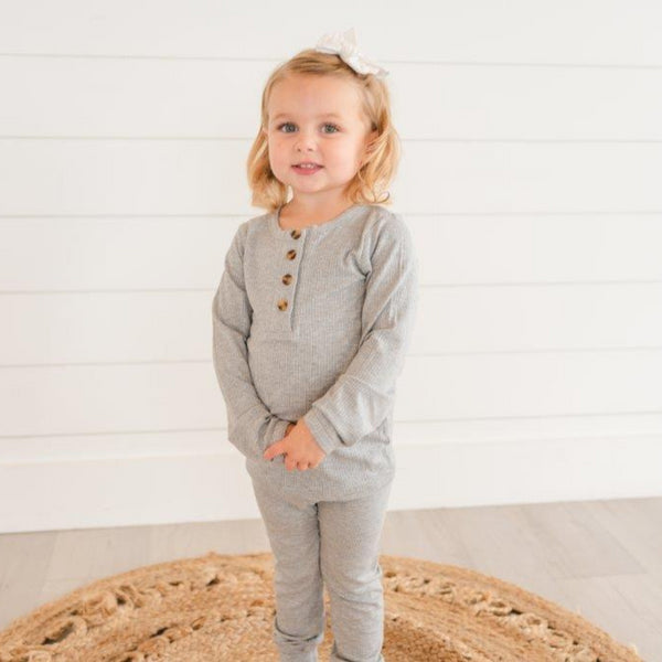 softest-2-piece-set-ribbed-gray Presley Couture at Sophia's Style-2 Piece Set-1