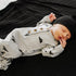 knotted-baby-gown-black-triangles Presley Couture at Sophia's Style-Baby Gowns-1