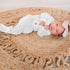 knotted-baby-gown-polka-dot Presley Couture at Sophia's Style-Baby Gowns-1