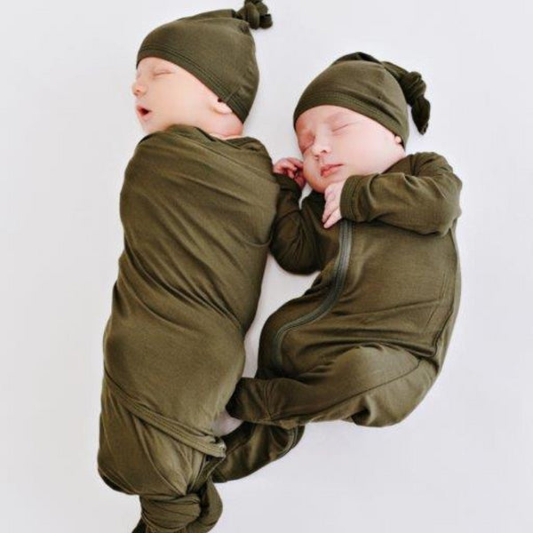 snuggle-swaddle-olive-green Presley Couture at Sophia's Style-Swaddles-1