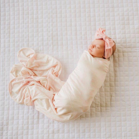 snuggle-swaddle-pink-marble Presley Couture at Sophia's Style-Swaddles-1