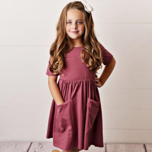 Mauve Twirl Dress
