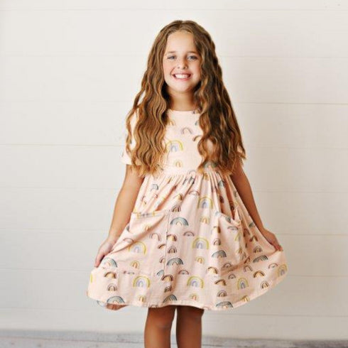 Rainbow Twirl Dress