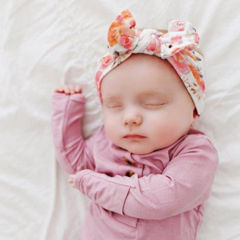 bow-headband-flower Presley Couture at Sophia's Style-Headbands-1