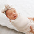 bow-headband-ribbed-oatmeal Presley Couture at Sophia's Style-Headbands-1