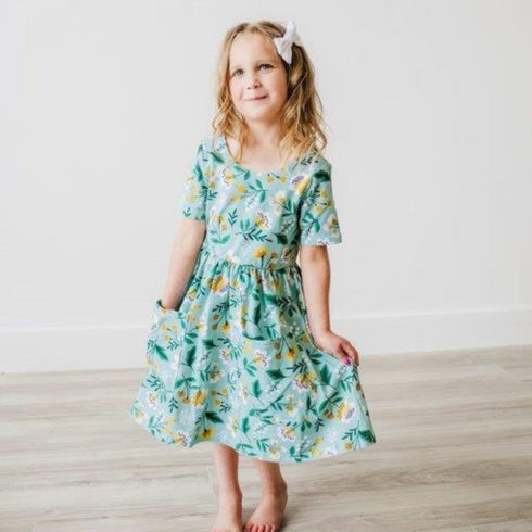 Spring Bouquet Twirl Dress