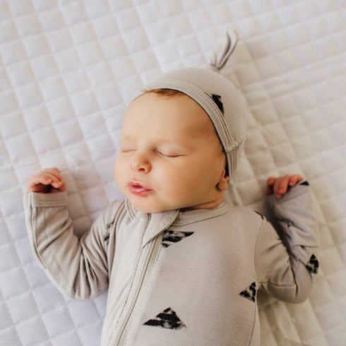 top-knot-hat-black-triangles Presley Couture at Sophia's Style-Hats-1