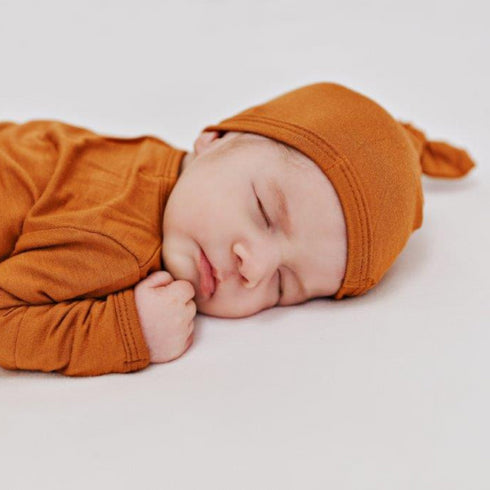 top-knot-hat-cognac Presley Couture at Sophia's Style-Hats-1