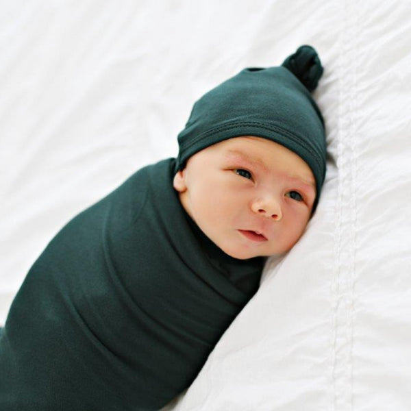 top-knot-hat-dark-teal Presley Couture at Sophia's Style-Hats-1