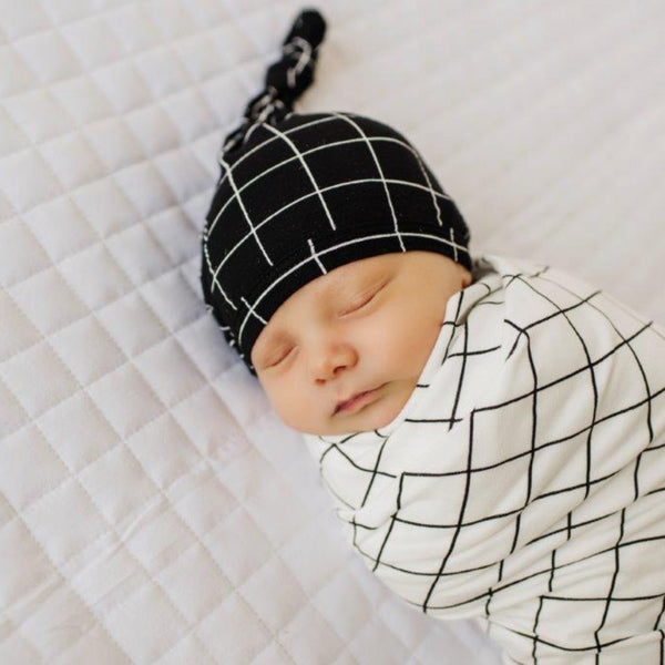 top-knot-hat-window-pane Presley Couture at Sophia's Style-Hats-1