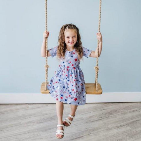 Vintage Stars Twirl Dress