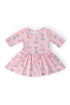 ribbons-rodeos-3-4-sleeve-twirl-bodysuit-Mila&Rose-Sophia's StyleTwirl Bodysuit - 3/4 Sleeve-1