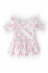 ribbons-roses-3-4-sleeve-flutter-twirl-bodysuit Mila & Rose - Sophia's StyleTwirl Bodysuit - 3/4 Flutter-1