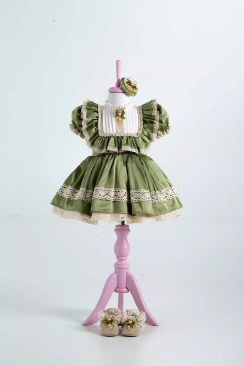 rita-green-baby-dress-set- at Sophia's Style-4