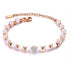 rose-gold-beaded-bracelet-with-simulated-pearls-Sophia's StyleBracelets-1
